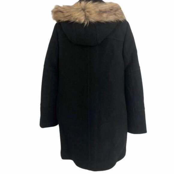 J. Crew Coat Chateau Parka Italian Stadium Cloth Wool Size 0 NWT - Picture 10 of 15